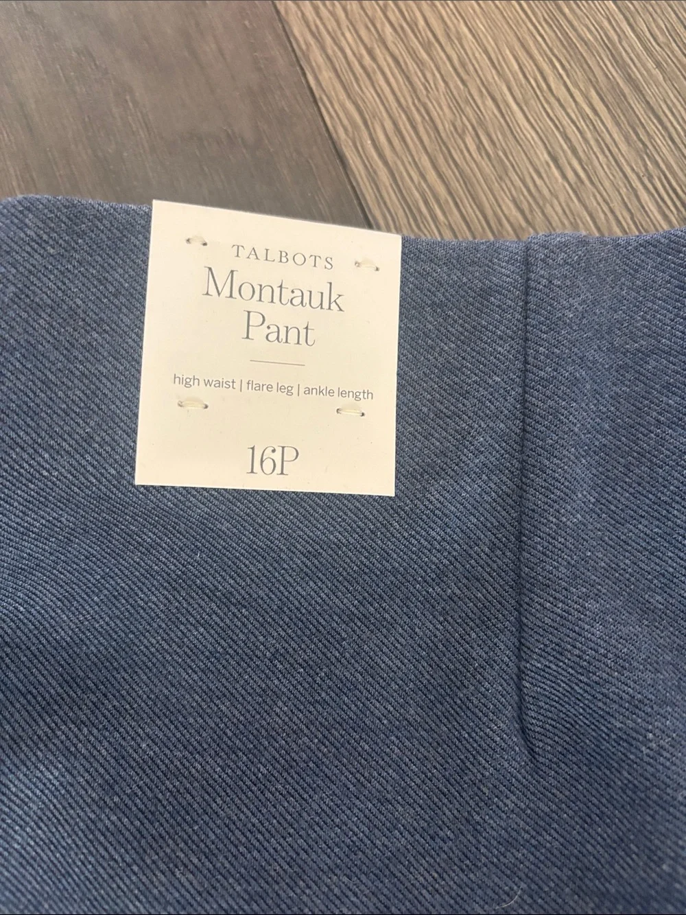 Talbots Montauk Blue Pull-On Stretch Knit Pants for Women